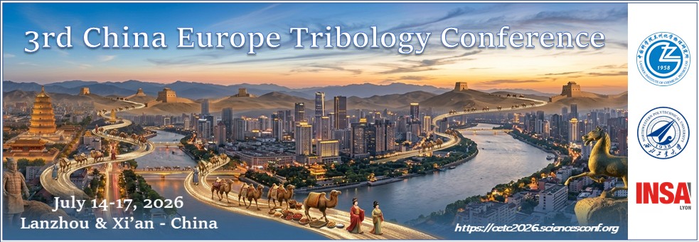 3rd China Europe Tribology Conference>